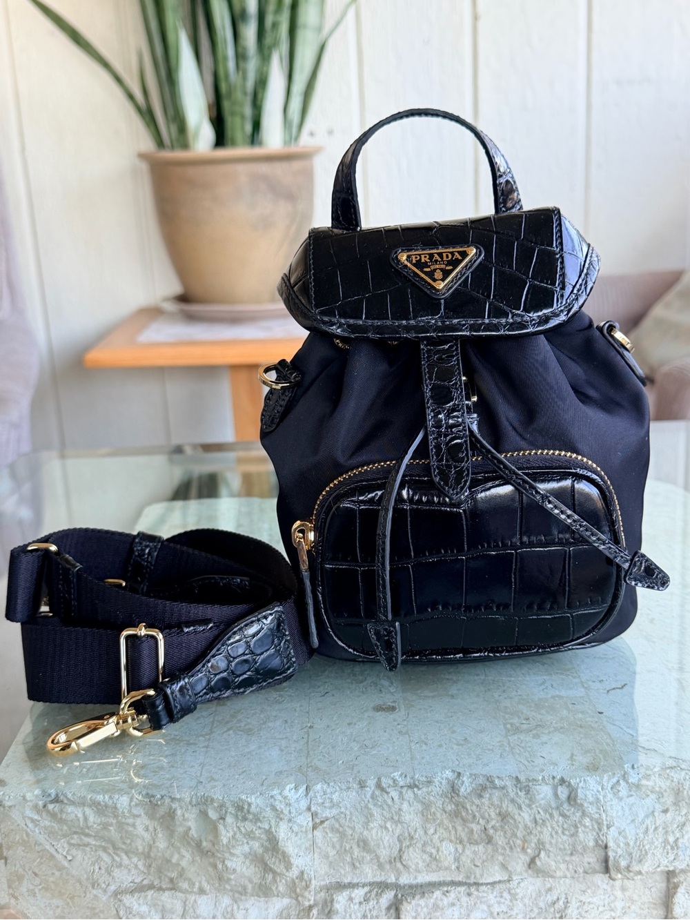 New  Prada RE-NYLON Backpack MINI